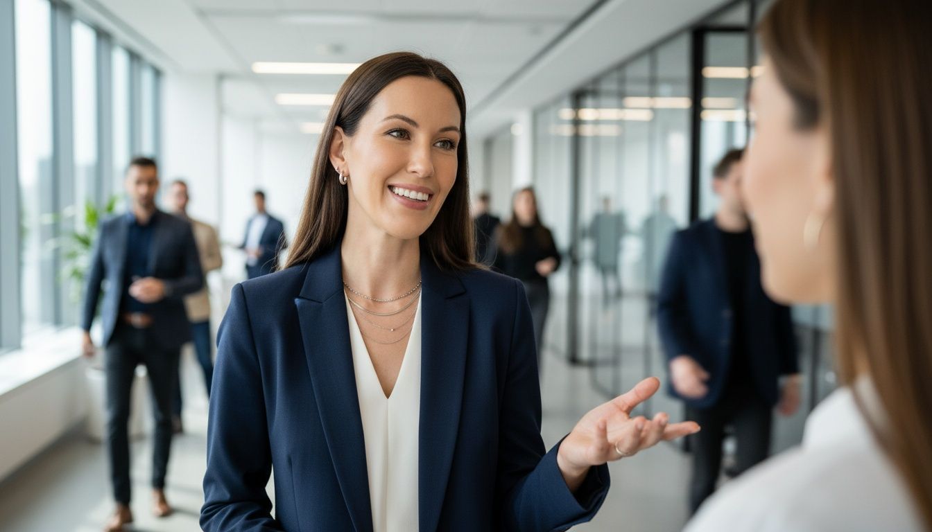Calm leadership in a busy office as a leader stays steady under pressure
