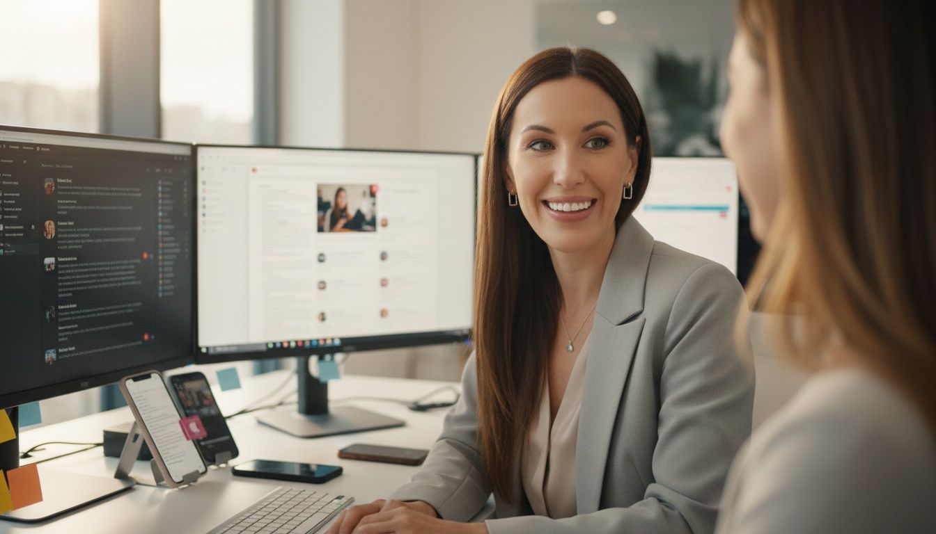 Calm under pressure at work as notifications pile up during a reorg