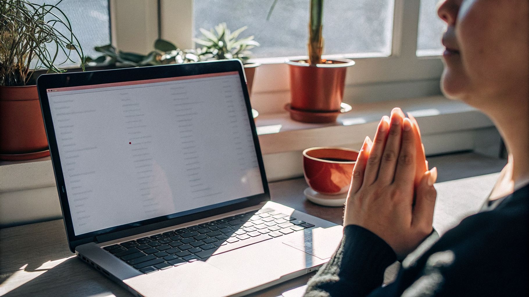Emotional patterns for success: pausing to breathe before replying to a stressful work email