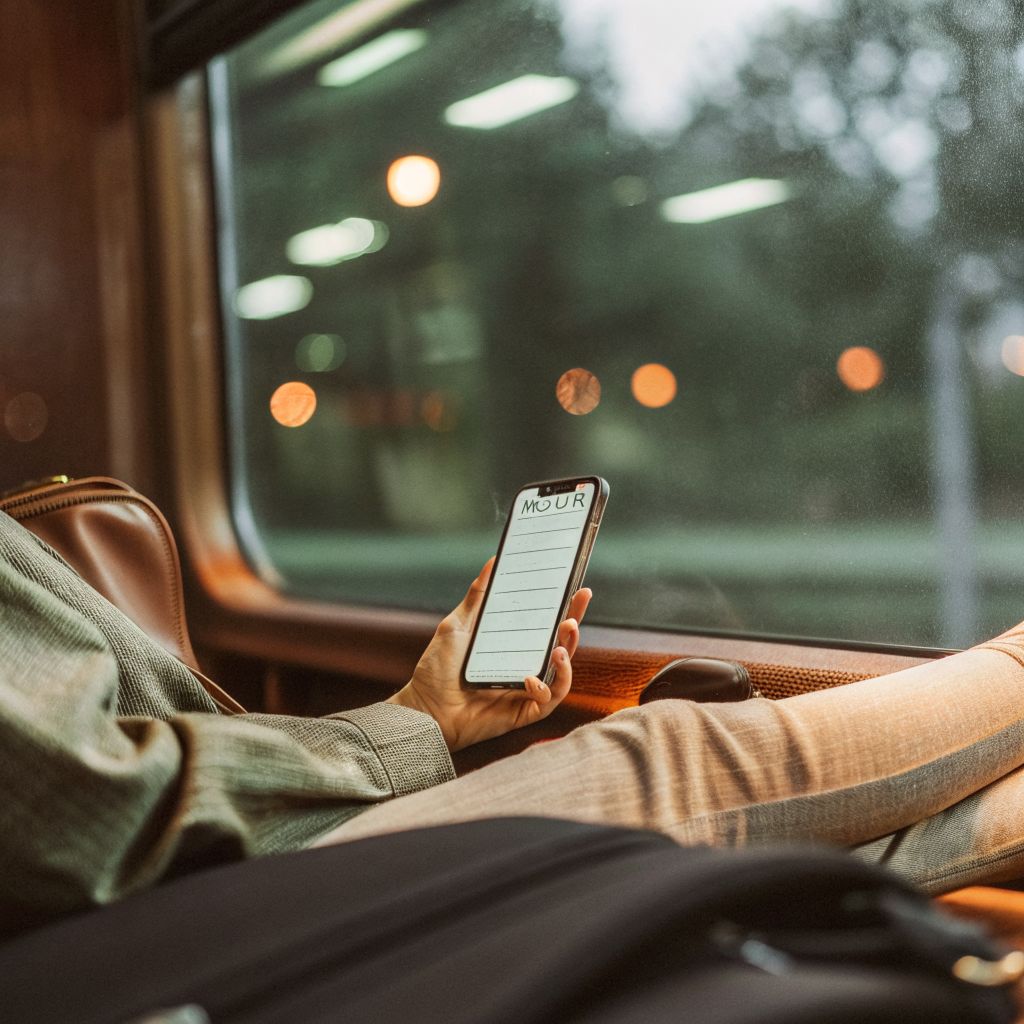 Late-night train reflection, living in alignment begins with an honest question