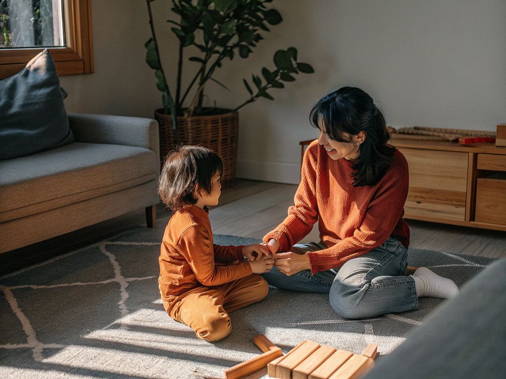 parent and child sharing a quiet, connected moment