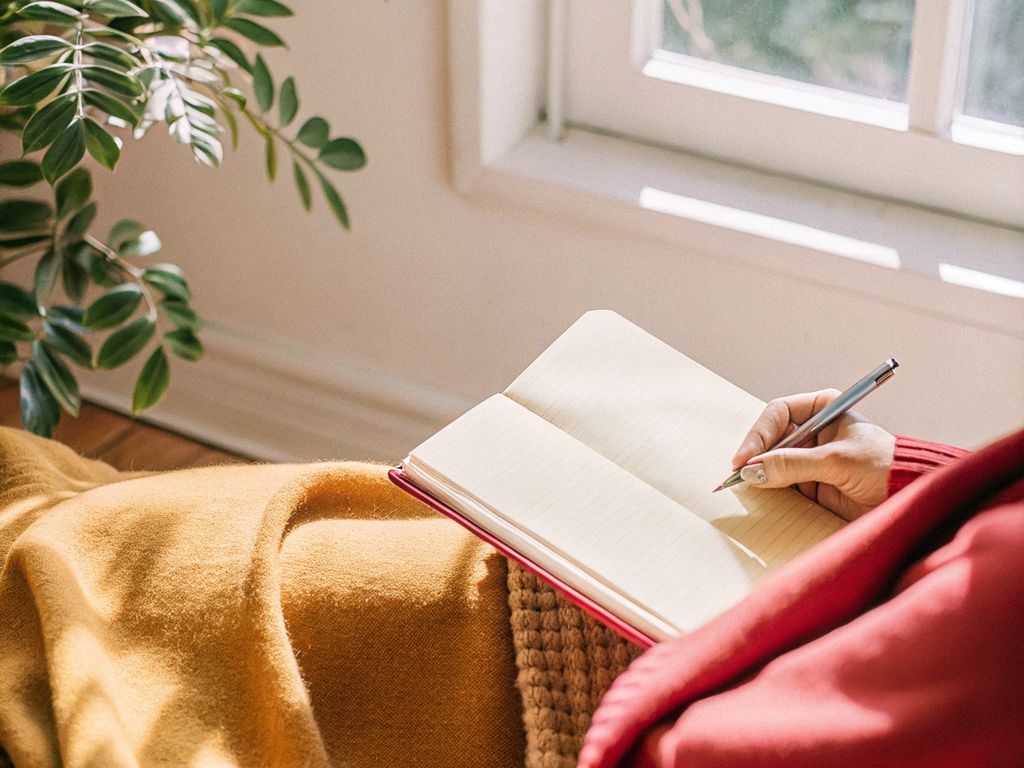 person gazing out a window in quiet reflection