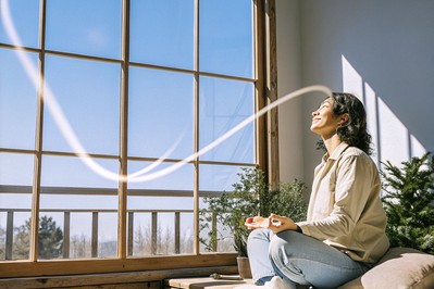 mediation path: mindfulness to perceived stress to outcomes