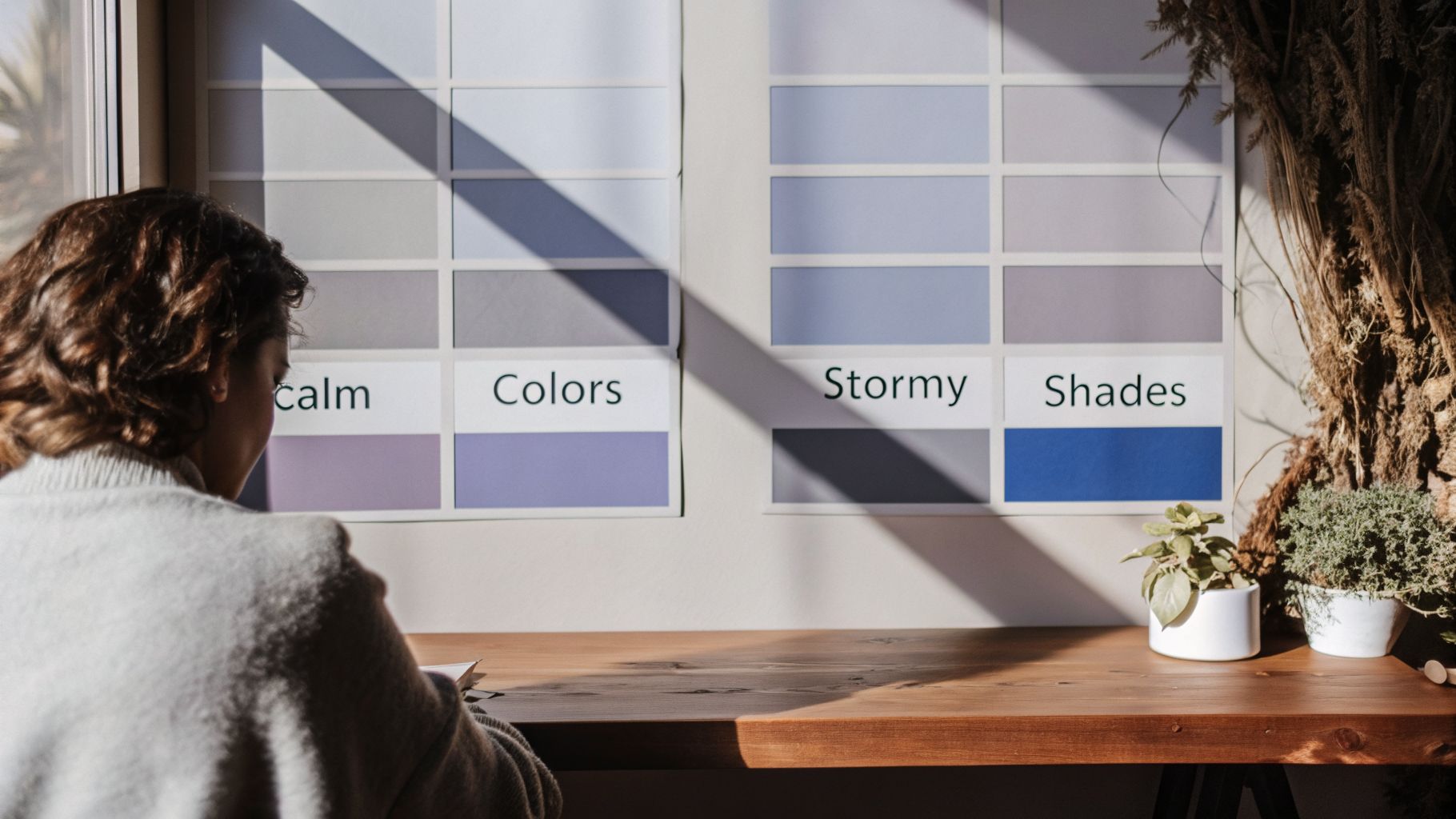 Rewiring inner narrative: sticky notes showing negative and neutral thoughts